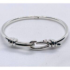 Tiffany & Co Sterling Silver 925 Paloma Picasso Knot Bangle READ! BROKEN LOCK